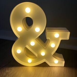 “&” light up